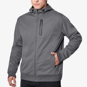 Mondetta Outdoor Project Men’s Full Zip Jacket Hooded Wind Water Resistant XXL